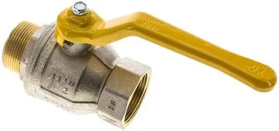 KH 112 IA DVGW, Mosazný kulový kohout, DVGW, R 1-1/2" / Rp 1-1/2", -0,9 až 30 bar