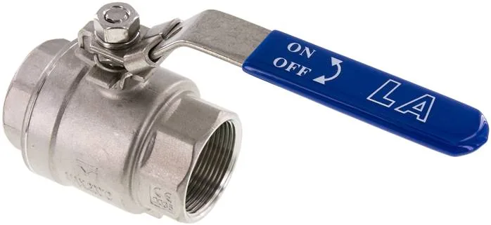 KH 112 K ES E, Kulový kohout z nerezové oceli, lehký, G 1-1/2", 0 až 63 bar