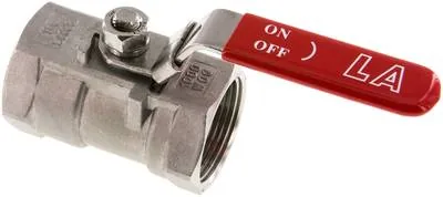 KH 114 B ES-NPT, 1dílný kulový kohout z nerezové oceli, NPT 1-1/4", 0 až 63 bar