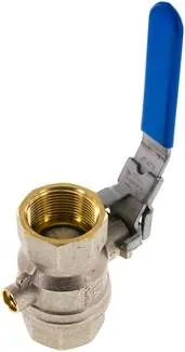 KH 114 ENTLEER, Mosazný kulový kohout s odvzdušňovacím otvorem G 1-1/4", PN 14