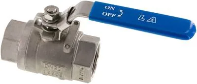 KH 114 ES, Kulový kohout z nerezové oceli, G 1-1/4", 0 až 63 bar