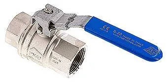 KH 114 KEY, Mosazný kulový kohout, uzavírací, Rp 1-1/4", -0,98 až 40 bar