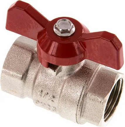 KH 12 B E-KN, Mosazný kulový kohout, Eco-Line, Rp 1/2", 0 až 25 bar