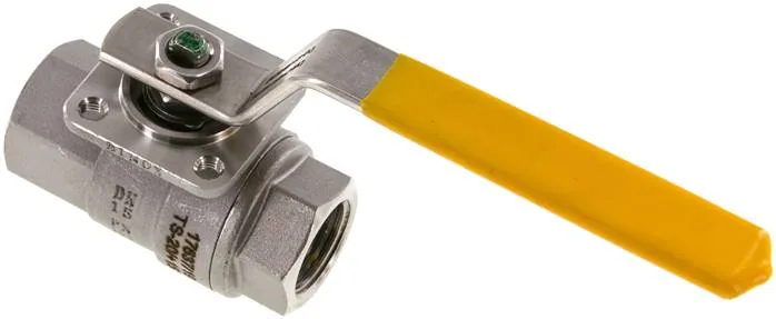 KH 12 DVGW ES, Kulový kohout z nerezové oceli, DVGW, Rp 1/2", -0,9 až 100 bar