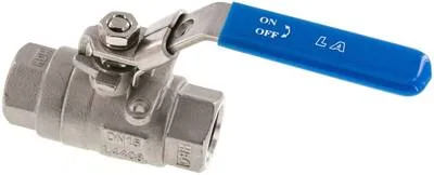KH 12 ES, Kulový kohout z nerezové oceli, G 1/2", 0 až 130 bar