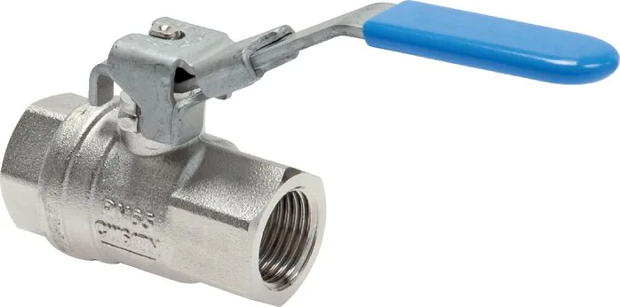 KH 20 KEY, Mosazný kulový kohout, uzavírací, Rp 2", -0,98 až 40 bar