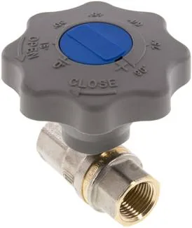 KH 12 SS, Jemné uzavírání mosazného kulového kohoutu, Rp 1/2", 0 až 50 bar, DVGW