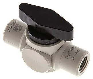 KH 142 PP, Kulový kohout, Polypropylen, G 1/4", PN 10