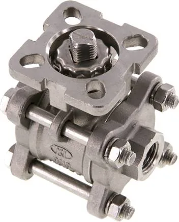 KH 143 F ES, Kulový kohout, přímá montážní příruba G 1/4", PN 63