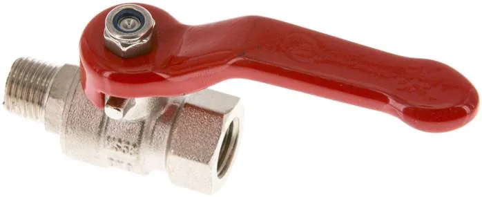 KH 14 B IA E, Mosazný kulový kohout, Eco-Line, R 1/4" / Rp 1/4", 0 až 25 bar