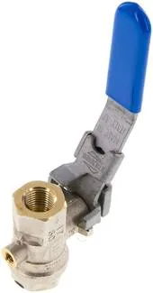 KH 14 ENTLEER, Mosazný kulový kohout s odvzdušňovacím otvorem G 1/4", PN 14
