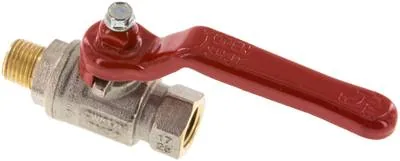 KH 14 IA, Mosazný kulový kohout, R 1/4" / Rp 1/4", -0,9 až 50 bar