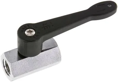 KH 14 M, Kulový kohout miniaturní, dlouhá rukojeť G 1/4" vnitřní závit, PN 15