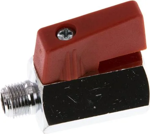 KH 18 MKIA, Mosazný kulový ventil G 1/8" vnitřní závit/Vnější závit, PN 16