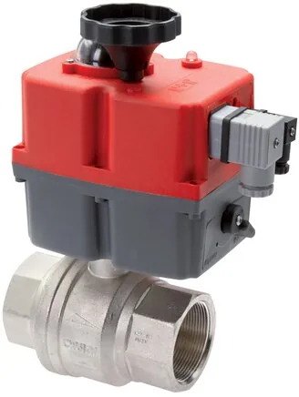 KH 30 ELI-BSR, Elektrický kulový kohout mosazný, G 3", 24 až 240 V (AC/DC)