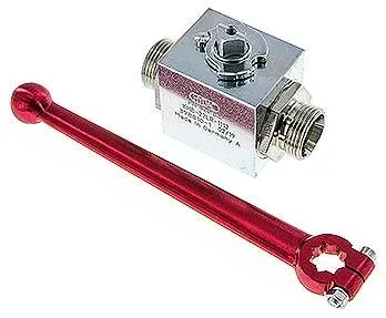 KH 22 L HD, Vysokotlaký kulový kohout, ocel, 22 L (M30x2), 0 až 160 bar
