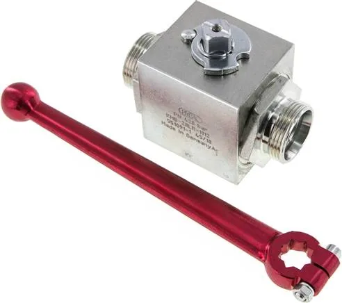 KH 28 L HD, Vysokotlaký kulový kohout, ocel, 28 L (M36x2), 0 až 160 bar