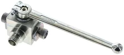 KH 3/10 L T HD, Vysokotlaký 3cestný kulový kohout, Otvor T, 10 L (M16x1,5), 0 až 315 bar