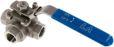 KH 3/12 T ES E, 3cestný ventil, nerezová ocel, Otvor T G 1/2", PN 63