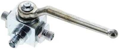 KH 3/6 L T HD, Vysokotlaký 3cestný kulový kohout, Otvor T, 6 L (M12x1,5), 0 až 315 bar
