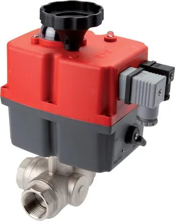 KH 3/14 L ELI ES, Elektrický 3cestný ventil (L), G 1/4", 24 až 240 V (AC/DC)