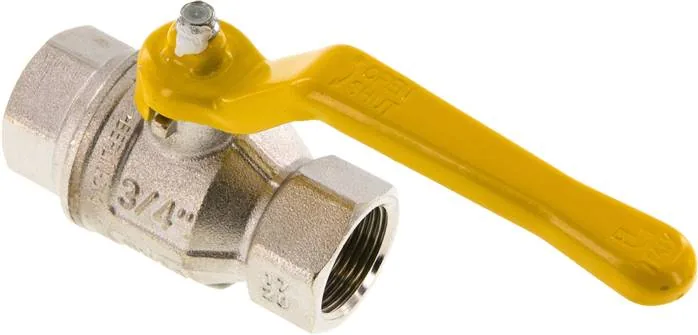 KH 34 DVGW, Mosazný kulový kohout, DVGW, Rp 3/4", -0,9 až 40 bar