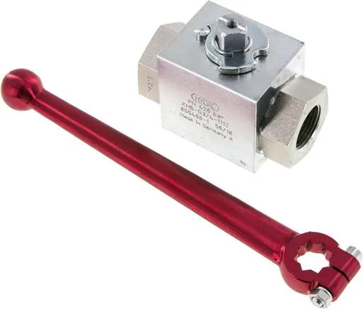 KH 34 HD, Vysokotlaký kulový kohout, ocel, G 3/4", 0 až 420 bar