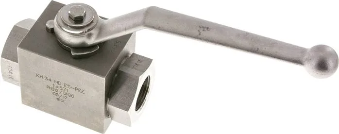 KH 34 HD ES-PEE, Vysokotlaký kulový kohout, nerezová ocel, G 3/4", -0,999 až 315 bar