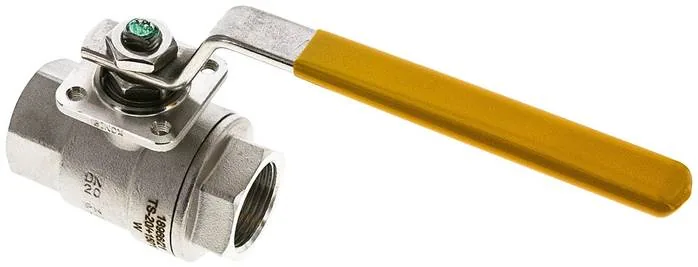 KH 34 SAU ES, Kulový kohout z nerezové oceli, Rp 3/4", -0,9 až 20 bar, pro kyslík (prům.)