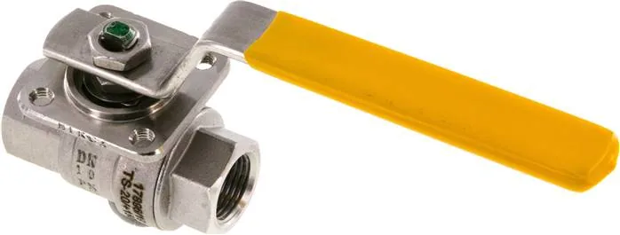 KH 38 DVGW ES, Kulový kohout z nerezové oceli, DVGW, Rp 3/8", -0,9 až 100 bar