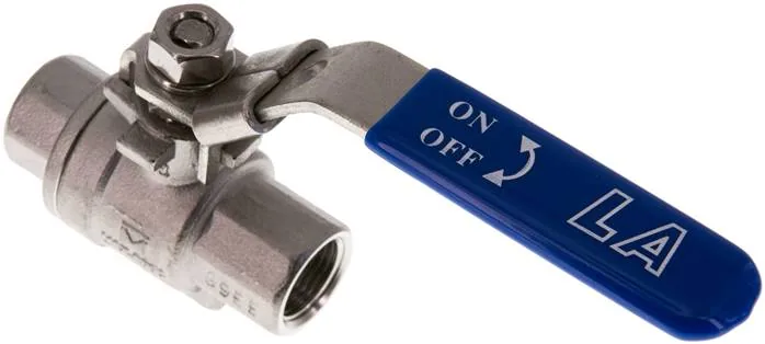 KH 38 ES E, Kulový kohout z nerezové oceli, Eco-Line, G 3/8", 0 až 63 bar