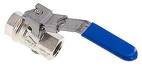 KH 38 KEY, Mosazný kulový kohout, uzavírací, Rp 3/8", -0,98 až 65 bar