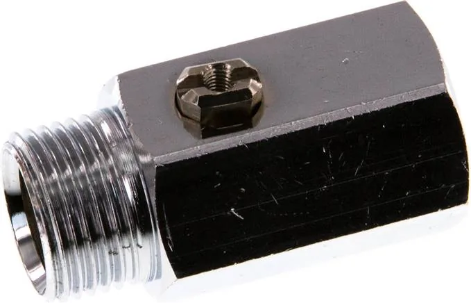 KH 38 MKIA-S, Mosazný kulový ventil G 3/8" vnitřní závit/Vnější závit, PN 16