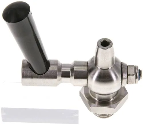 KHP 14 ES, Zkušební kohout z nerezové oceli G 1/4", PN 6