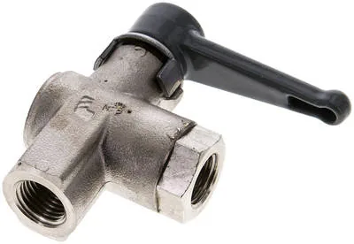 KHW 14, Úhlový mosazný kulový kohout, G 1/4", PN 20