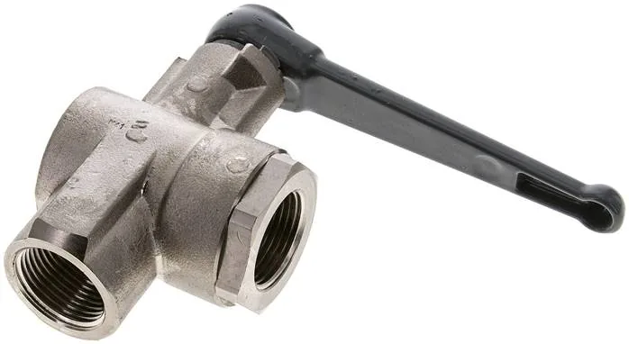 KHW 34, Úhlový mosazný kulový kohout, G 3/4", PN 20