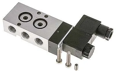 KN 05510HN 24VAC, NAMUR magnetický ventil, 5/2cestný Vrácení vzduchové pružiny, G 1/4", 24 V AC