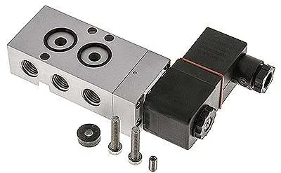 KN 05510HN 24XE, NAMUR magnetický ventil, 5/2cestný Vrácení vzduchové pružiny, G 1/4", 24 V DC