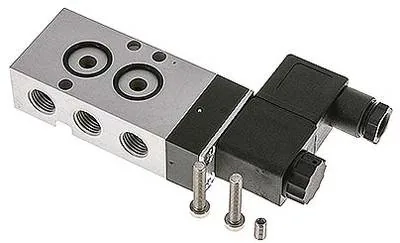 KN 05511HN 230V, NAMUR magnetický ventil, 5/2cestný Vrácení pružiny, G 1/4", 230 V AC