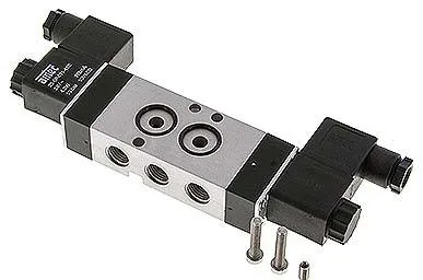 KN 05520HN 24VAC, NAMUR magnetický ventil, 5/2cestný Impulsní ventil (bistabilní), G 1/4", 24 V AC