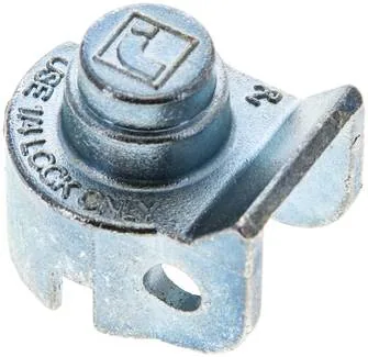 KOMBI 2 F KEY, Kombinovaná rukojeť velikost 2, Adaptér zámku pro uzamčení plochých ocelových úchytu, otvor 6 mm pro