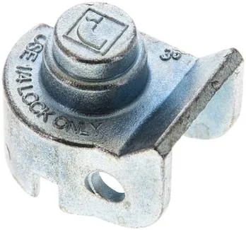 KOMBI 3 F KEY, Kombinovaná rukojeť velikost 3, Adaptér zámku pro uzamčení plochých ocelových úchytu, otvor 6 mm pro