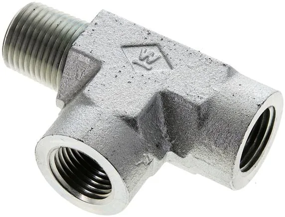 LE 12 NPT, Kusy T se závitem NPT (vnější/vnitřní/vnitřní), do 350 bar