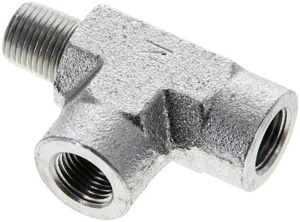 LE 18 NPT, Kusy T se závitem NPT (vnější/vnitřní/vnitřní), do 350 bar