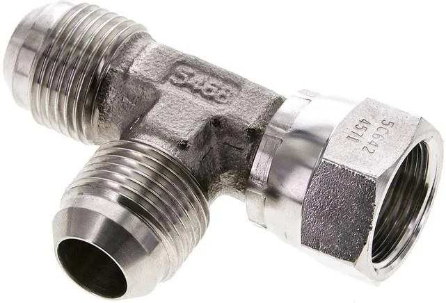 LTE 11/16 JIC ES, Šroubení T se závitem JIC (vnitřní/vnější/vnější), do 350 bar