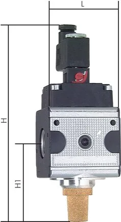 M CL 104 230V, 3/2cestné magnetické ventily- Multifix, až 14000l/min