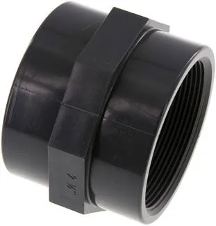 MU 212 PVC, Nátrubky - PVC-U (pouze pro plastové závity), PN 16