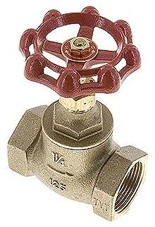 MUA 114 E, Hrdlový uzavírací ventil, Eco-Line, mosaz, G 1-1/4", PN 10