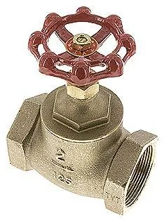 MUA 20 E, Hrdlový uzavírací ventil, Eco-Line, mosaz, G 2", PN 10