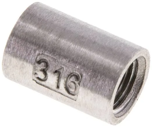 MUR 18 ES NPT, Mufny / redukční mufny se závitem NPT – kulaté, PN 16